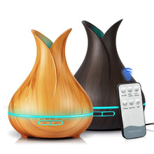 Load image into Gallery viewer, 400ml Ultrasonic Air Humidifier Aroma Essential Oil Diffuser